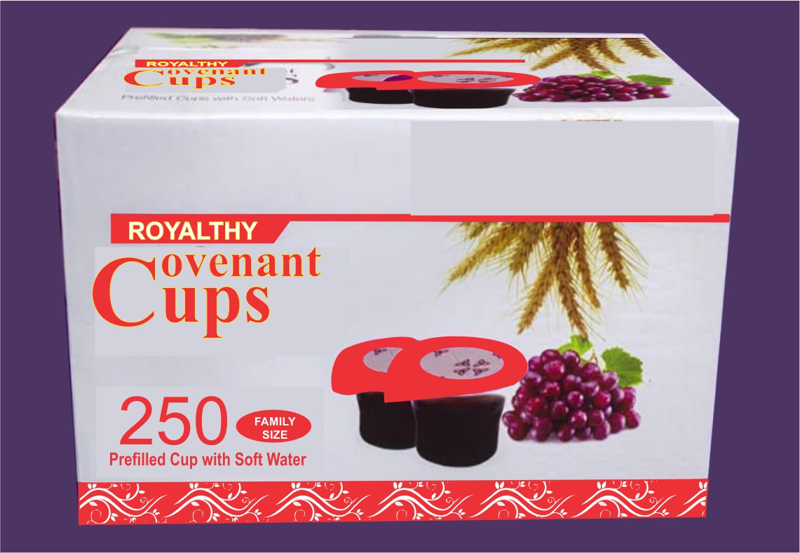 Prepacked Communion Cups -Box of 250copies 